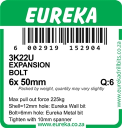3K22 - Expansion Bolt -3K22_label_T